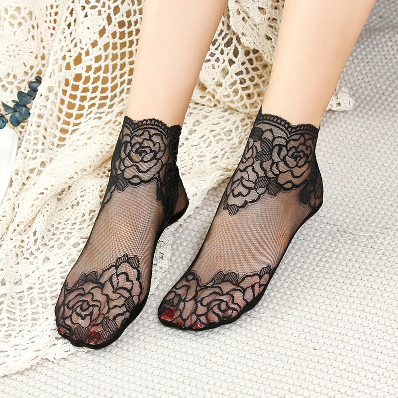 💋2022 NEW Ladies Fashion Lace Socks